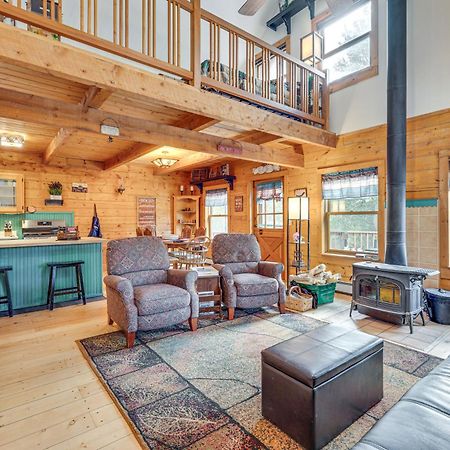 Secluded Black Hawk Log Cabin With Fire Pit! Exterior photo