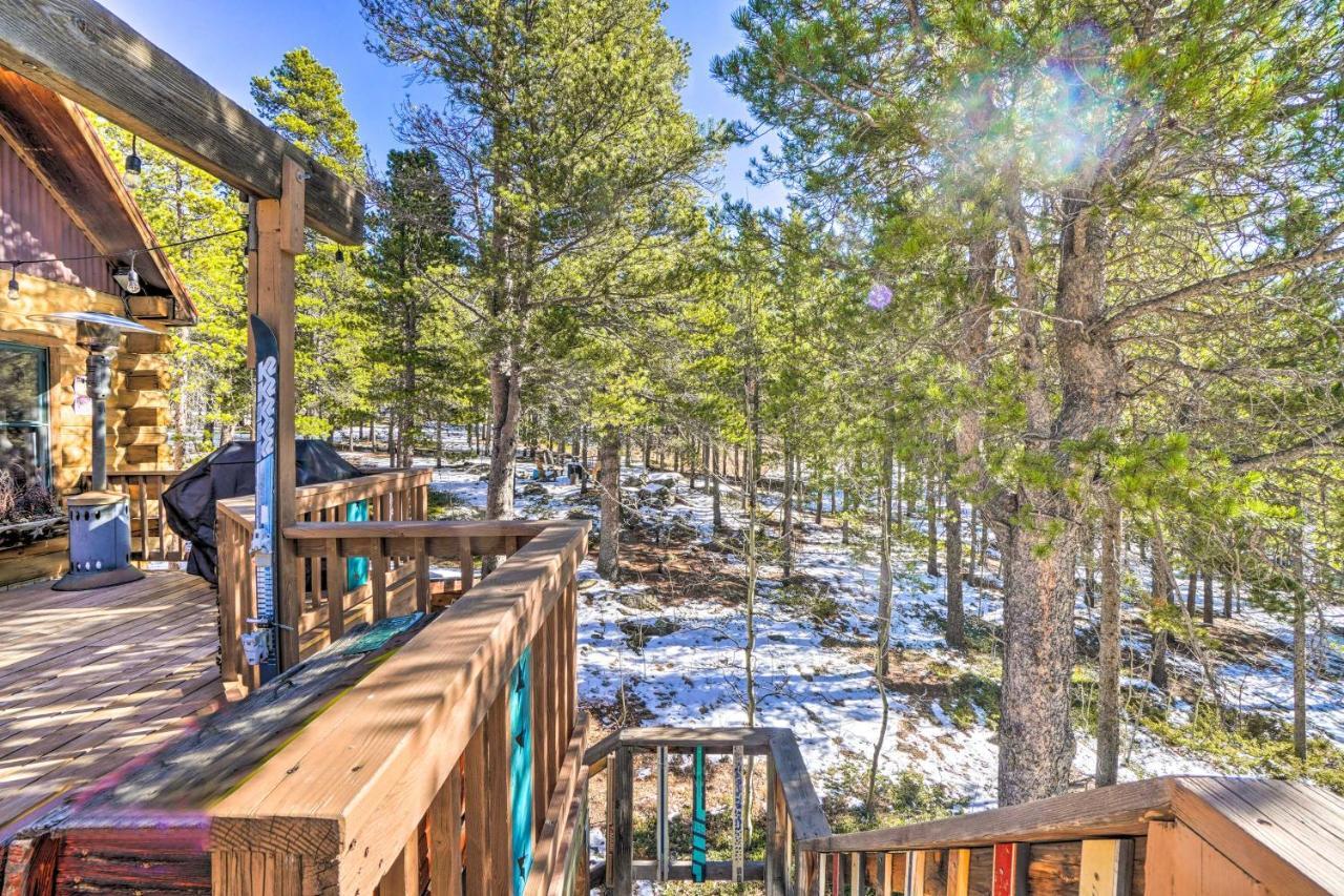 Secluded Black Hawk Log Cabin With Fire Pit! Exterior photo