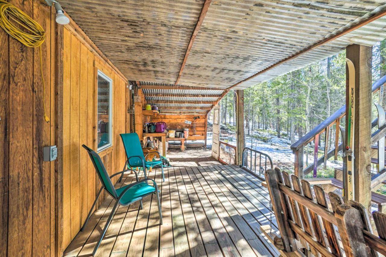 Secluded Black Hawk Log Cabin With Fire Pit! Exterior photo