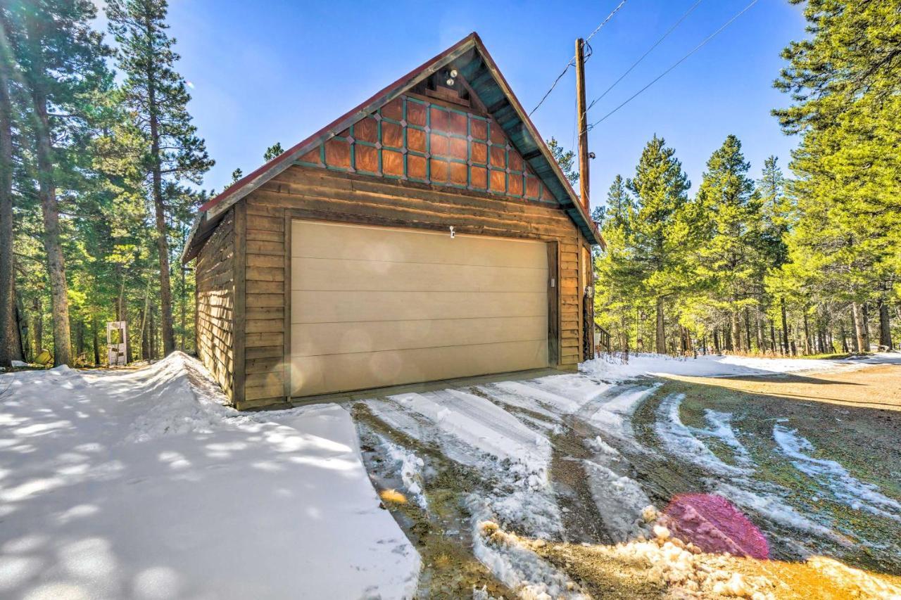 Secluded Black Hawk Log Cabin With Fire Pit! Exterior photo